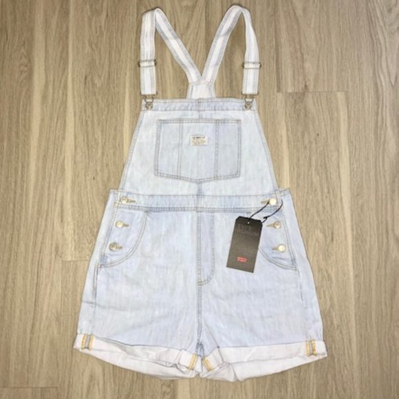 NWT Levi's Premium Vintage light blue Overalls - Picture 9 of 12